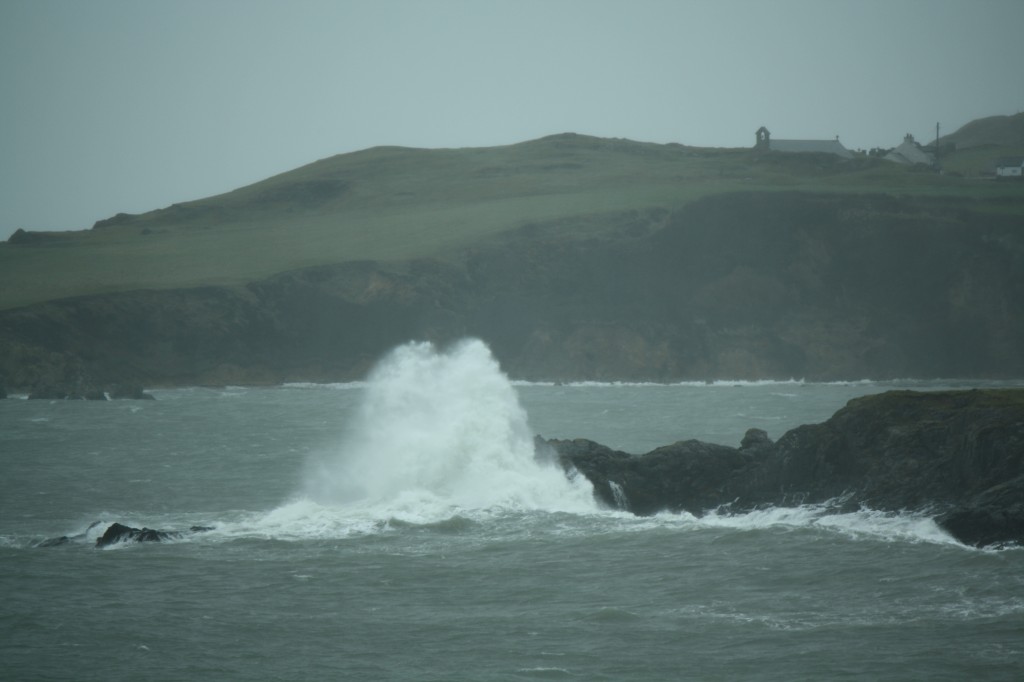 Waves on the rocks